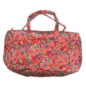 Vera Bradley Disney Ariel’s Pink Lagoon Large Travel Duffel Bag Pink EXACT